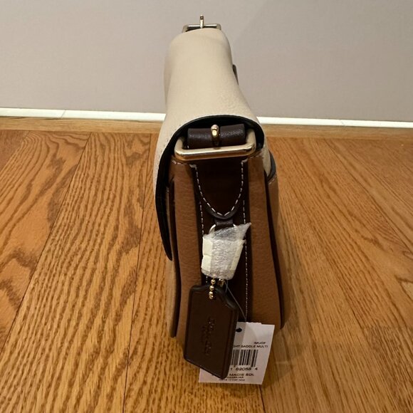 Coach Macie Saddle Bag In Colorblock - Picture 5 of 8